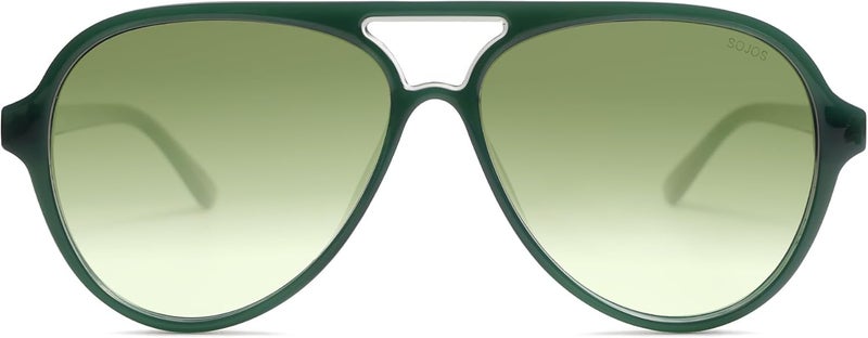 Sojos Classic Polarized Aviator Sunglasses for Women Men, Retro Trendy Aviators Shades SJ2201 - Image 1